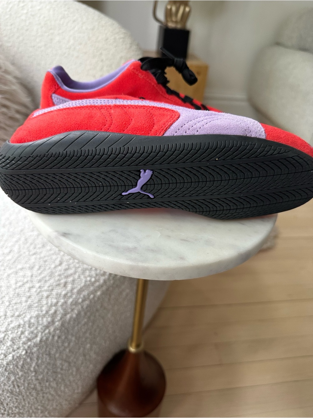 PUMA - Women Speedcat OG Sneakers 42 PUMA RED/LAVENDER ALERT - Picture 5 of 6